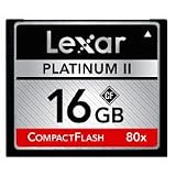 Lexar Platinum II 16GB High-Speed CompactFlash/CF Flash Memory Card for HD Video/Fast-Action Photos