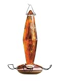 Woodlink NA08 Audubon Cut Glass Oriole Feeder, Amber