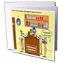 Londons Times Funny Music Cartoons - Typical Hair Dryer Conversations - Greeting Cards-12 Greeting Cards with envelopes