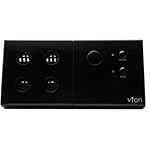 キングジム イオン発生式空気清浄機 ビオン KSV10クロ