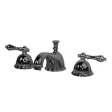 American Bath Factory F2-1210-CH-F9-9100-ML-CHF2-1210 Teapot Faucet in Chrome w/ Metal Lever Handles