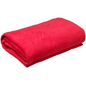 100% Cotton QUEEN Thermal Blanket, Ruby RED