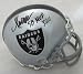 Marcus Allen Autographed/Hand signed Oakland Raiders Mini Helmet with SB XVIII MVP Inscription