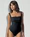 Shape fx All-over Control Square-Neck Tank Suit (misses 8 BLACK)