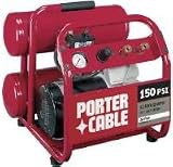 31w1kuIiSGL. SL160  Porter Cable C3101 15 Amp 1 1/2 Horsepower 4.3 Gallon Oil Free Side Stack Compressor