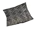 Zodax Portico 26-inch Square Woven Abaca Fiber Throw Pillow, Dark Gray