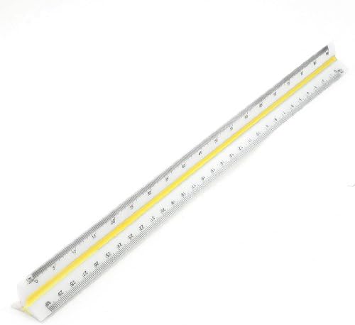 32.2cm Long Architect Triangular Scale Ruler 1:100 1:200 1:250 1:300