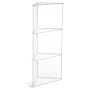 Storage Solutions 0403PFR6 13-Inch 3-Cube Corner Storage Unit, Frost