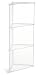 Storage Solutions 0403PFR6 13-Inch 3-Cube Corner Storage Unit, Frost