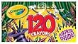 CRAYOLA 120 COLOSSAL BOX OF CRAYONS
