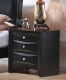 Briana Nightstand in Pigment Black