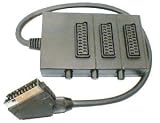 3-WAY SWITCHED SCART SPLITTER BOX