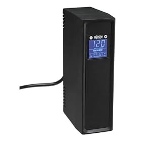 o Tripp Lite o - UPS System,w/ Digital LCD,1000VA,1 RJ Coax/1 USB,8 Outlt,BK