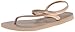 Havaianas Women's Flash Urban Flip Flop Sandal, Rose Gold, 9/10 M US