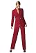 Jessica London Plus Size Ponte Stretch Knit Pantsuit