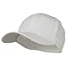 Extra Size Fitted Cotton Blend Cap - White (For Big Head)