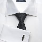 Hawes and Curtis - Mens Plain White Poplin Slim Fit Cotton Shirt - Non Iron