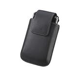OEM Blackberry Black Synthetic Leather Swivel Holster Pouch Case with Swivel Belt Clip for Verizon Storm 9530 Thunder 9500