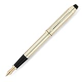 Cross Townsend 10 Karat Gold Filled/Rolled Gold Fountain Pen with 18 Karat Gold Nib - Medium