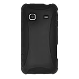 Amzer AMZ91101 Silicone Skin Jelly Case for Samsung Galaxy Prevail - Black  ....