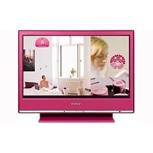 Sony KDL-20S3070 - 20'' Widescreen Bravia HD Ready LCD TV - With Freeview - Pink