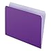 Pendaflex. Colored File Folders, Straight Top Tab, Letter, Lavender/Light Lavender, 100/box