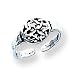 Sterling Silver Antiqued Toe Ring