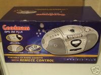 Childrens Toyshop  Electronics : GOODMANS PORTABLE CD RADIO CASSETTE REMOTE