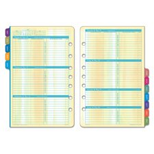 Day-Timer 09633-0801 Planner Refill, Flavia 2-Page/Week,  5-1/2 X 8-1/2