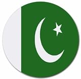 Pakistan Flag Round Mouse Pad
