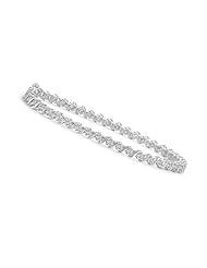 2 ct. tw. White Gold S-Link Diamond Tennis Bracelet