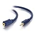 Cables To Go 40607 Velocity M/F Stereo Audio Extension Cable (3 Feet, Blue) [PS3]