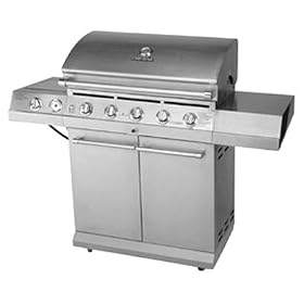 Char Broil Quantum Series Stainless Steel 5 Burner Grill with Infared Grates from Gas Grills