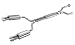 Corsa 14115 Pro-Series 3.5 Dual Exhaust System