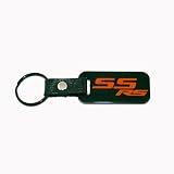 Chevrolet Camaro SS / RS Orange Leather Strap Key Chain / Fob 2010