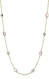 Diane Yang Long Tourmaline Multi Color Necklace