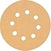 DEWALT DW4310 5-Inch 8 Hole 100 Grit Hook and Loop Random Orbit Sandpaper (25-Pack)