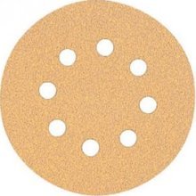 DEWALT DW4310 5-Inch 8 Hole 100 Grit Hook and Loop Random Orbit Sandpaper (25-Pack)