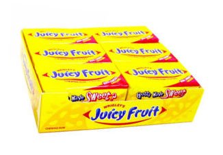 Wrigley's Juicy Fruit Chewing Gum, 17-stick Plen-t-paks (Pack of 12)