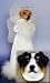 Tricolored Aussie Guardian Angel and Tree Topper
