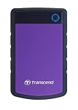 Produkt-Bild: Transcend  StoreJet H3P 750GB Externe Anti-Shock Festplatte (6,35 cm (2,5 Zoll), 5400rpm, 8 MB, USB 3.0) grau-violett
