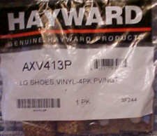 Hayward AXV413P Light Grey Vinyl Shoes Replacement for Select Hayward Pool Cleaners, Set of 4