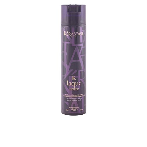 Kerastase K-Laque Noire Extra-Strong Hold Hair Spray for Unisex, 10 Ounce