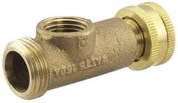 Water Hammer Arrestor, 3/4 In, Steel/Brass