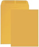 Columbian Catalog Envelopes, Gummed Seal, 6 x 9 Inch, Brown Kraft, 500 Per Box (CO645)