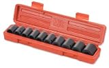 11-pc. 1/2 Dr. Shallow Impact Socket Set - SAE