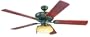 Yosemite Home Decor   Wyndham RB 56-Inch Ceiling Fan with Light Kit, Oil Rubbed Bronze