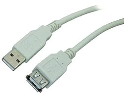 USB Extension Cable A Male to A Female 6ft by Pexell