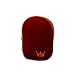 CaseCrown Faux Suede Stylish Camera Carrying Zipper Pouch Case - Red