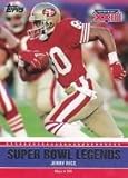 2011 Topps Super Bowl Legends #SBLXXIII Jerry Rice - San Francisco 49ers (Football Cards)